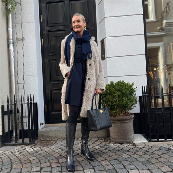 Utzon Caprina Frakke, Silver Mink